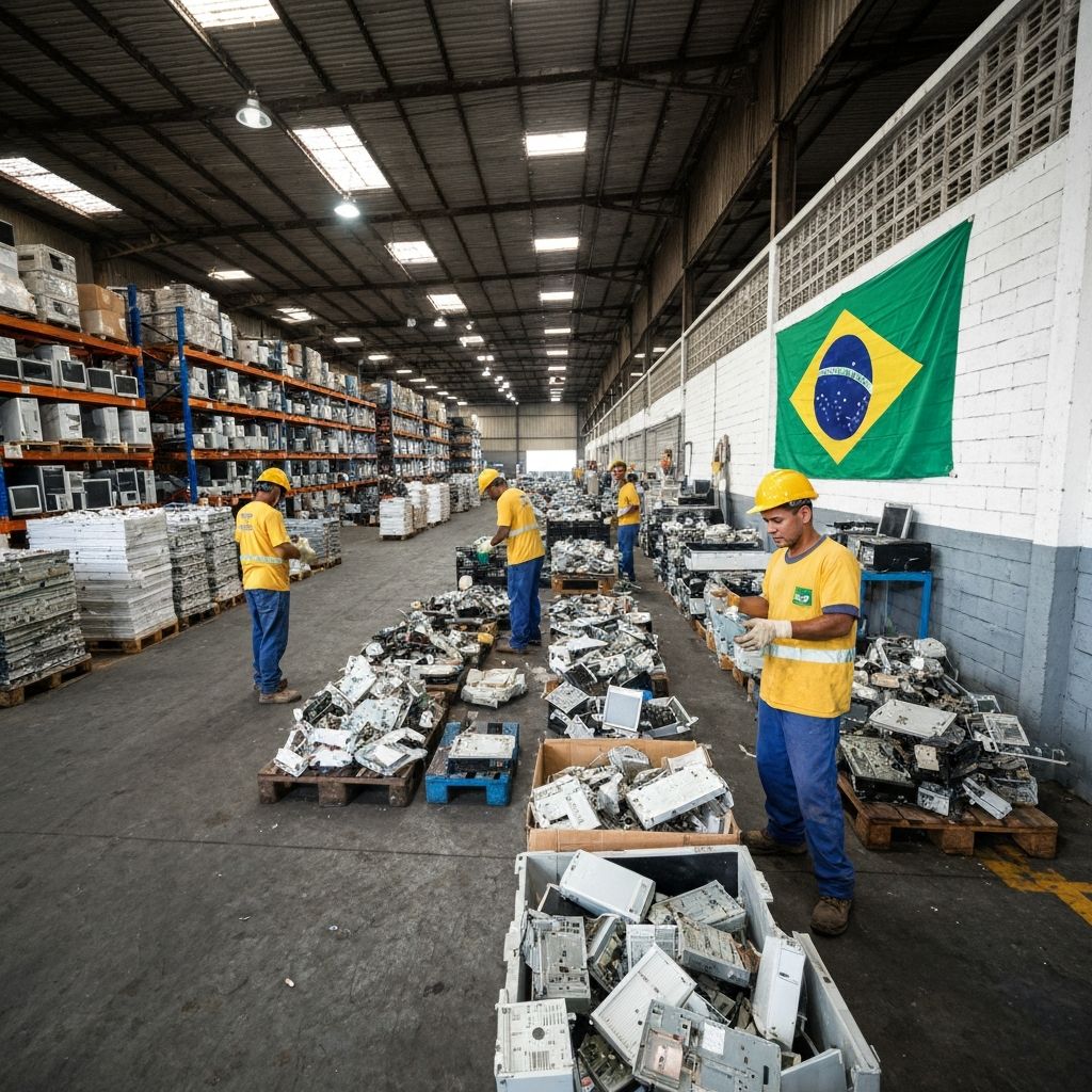 Brasil: PNRS Transforma a Reciclagem Eletrônica no País