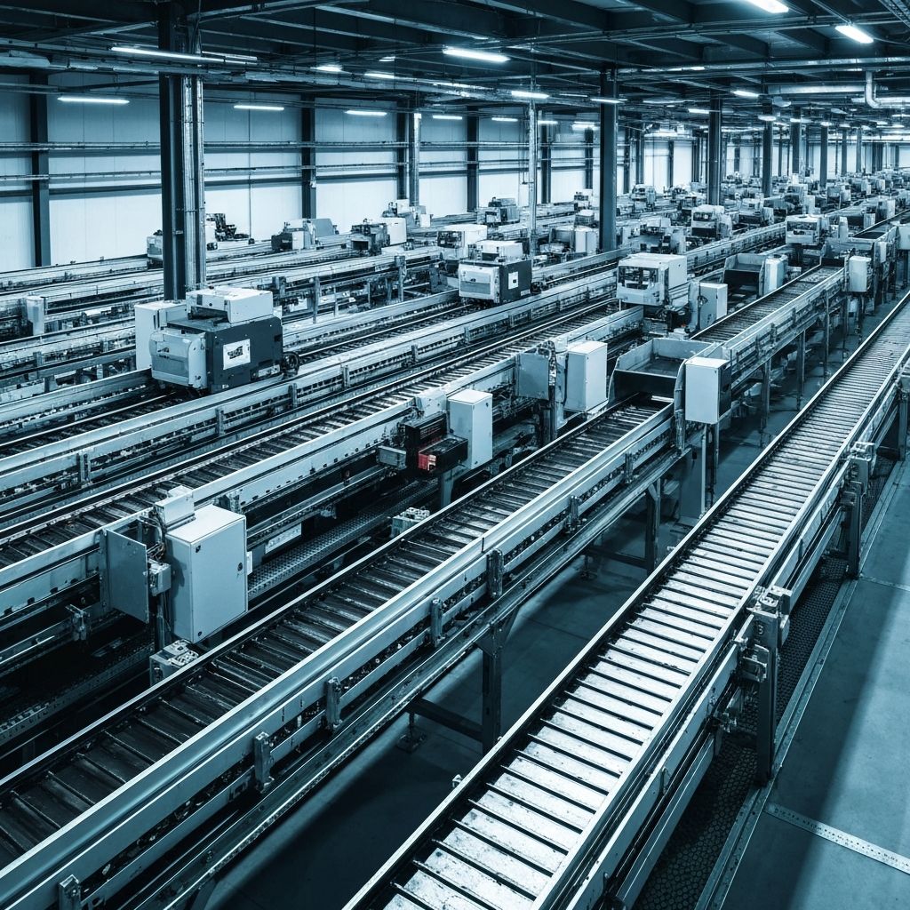 Centro de reciclagem alemão com sistema automatizado de separação